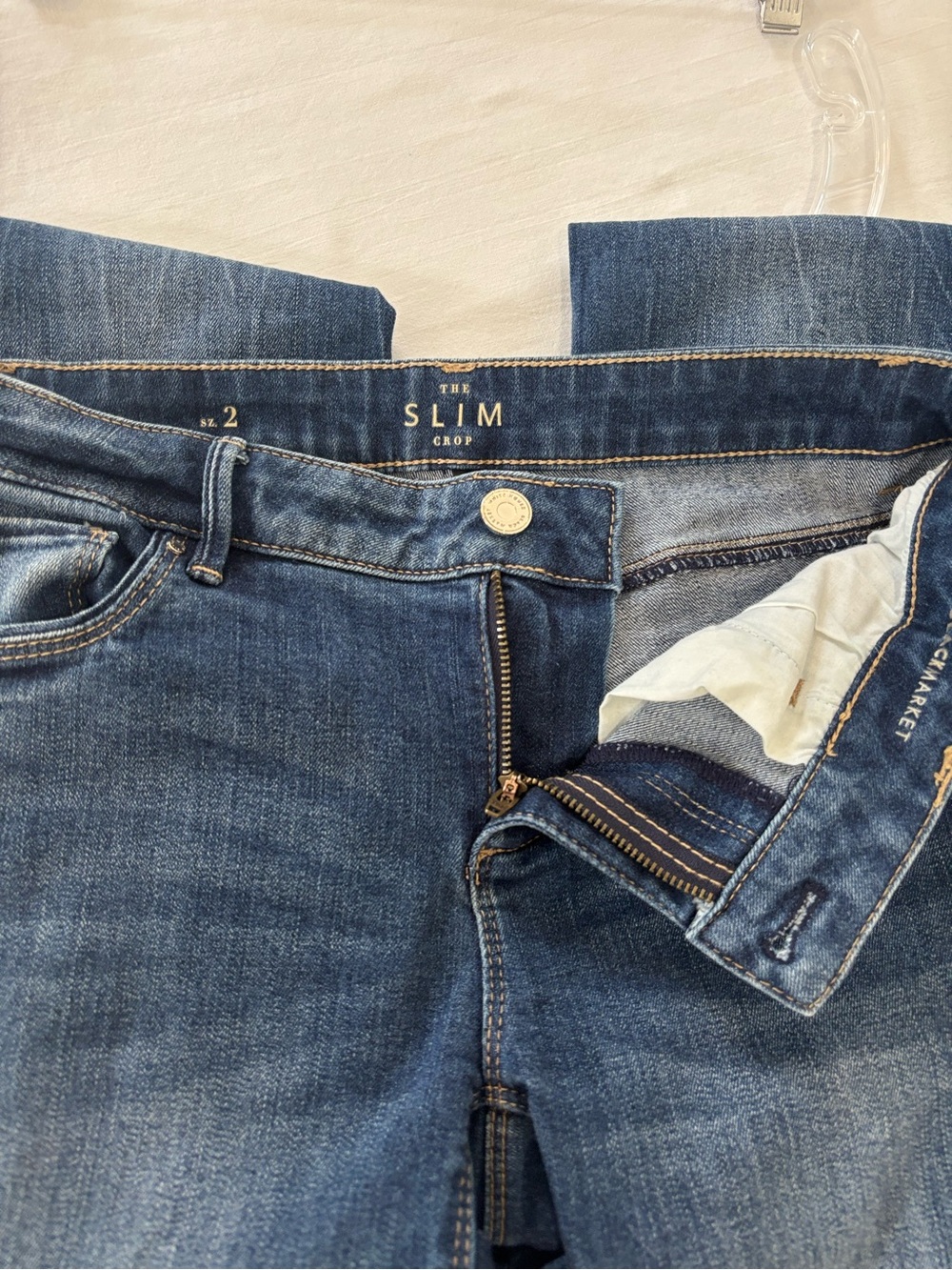 White House Black Market The Slim Crop Jean - Picture 6 of 7